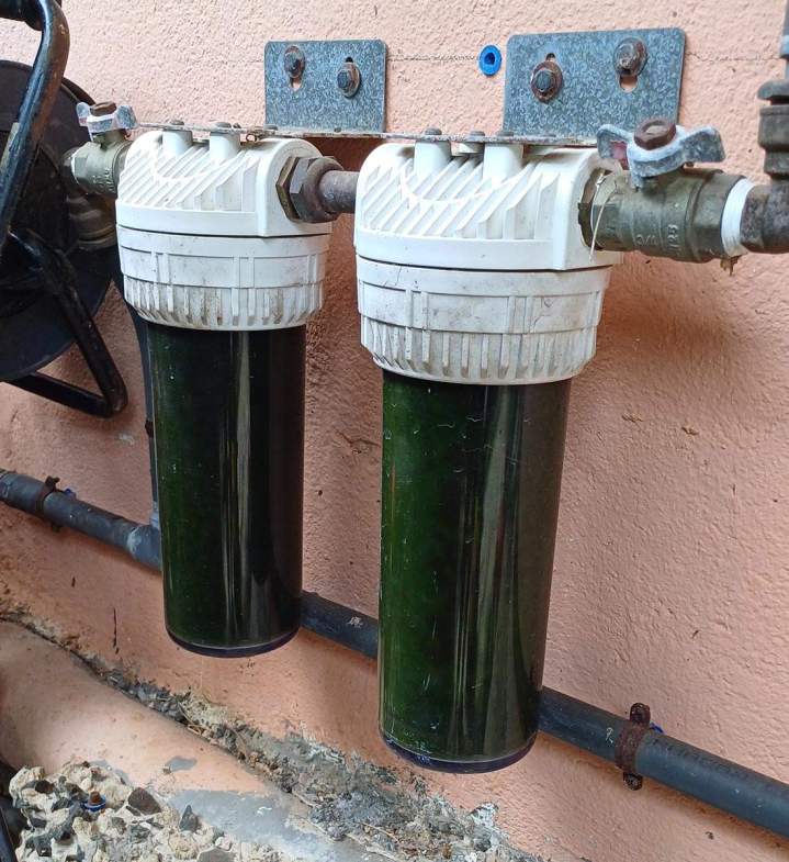 Remplacement du filtre de citerne d'eau Guadeloupe