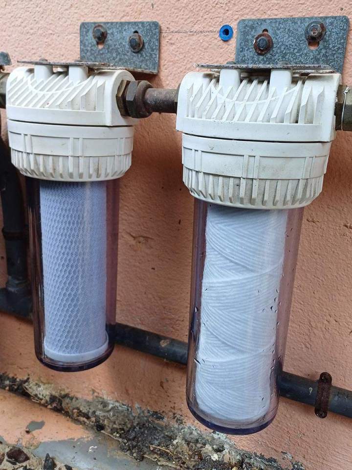 Remplacement de filtre de citerne d'eau Guadeloupe